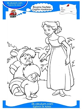 Çocuklar İçin Peter Pan Boyama Sayfaları 